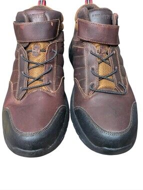 Anodyne No. 56 Leather Hiking Boots Brown Wide 11W Comfort Trail Shoes Diabetic